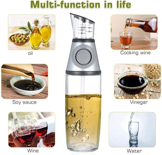 🥄 Multi-Purpose Oil Dispenser Bottle – Measure, Pour & Store with Ease!