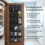 👟 2-Pack Over-the-Door Shoe Organizer