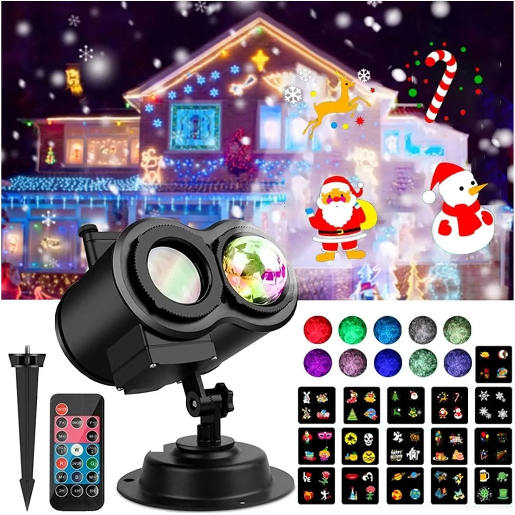 🎅 2-in-1 Outdoor Christmas Projector Light