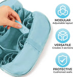 💄Striped Shell-Shaped Travel Cosmetic Organizer Bag