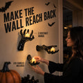 3-Piece Creepy Reaching Hand Wall Decor Set with LED Candles