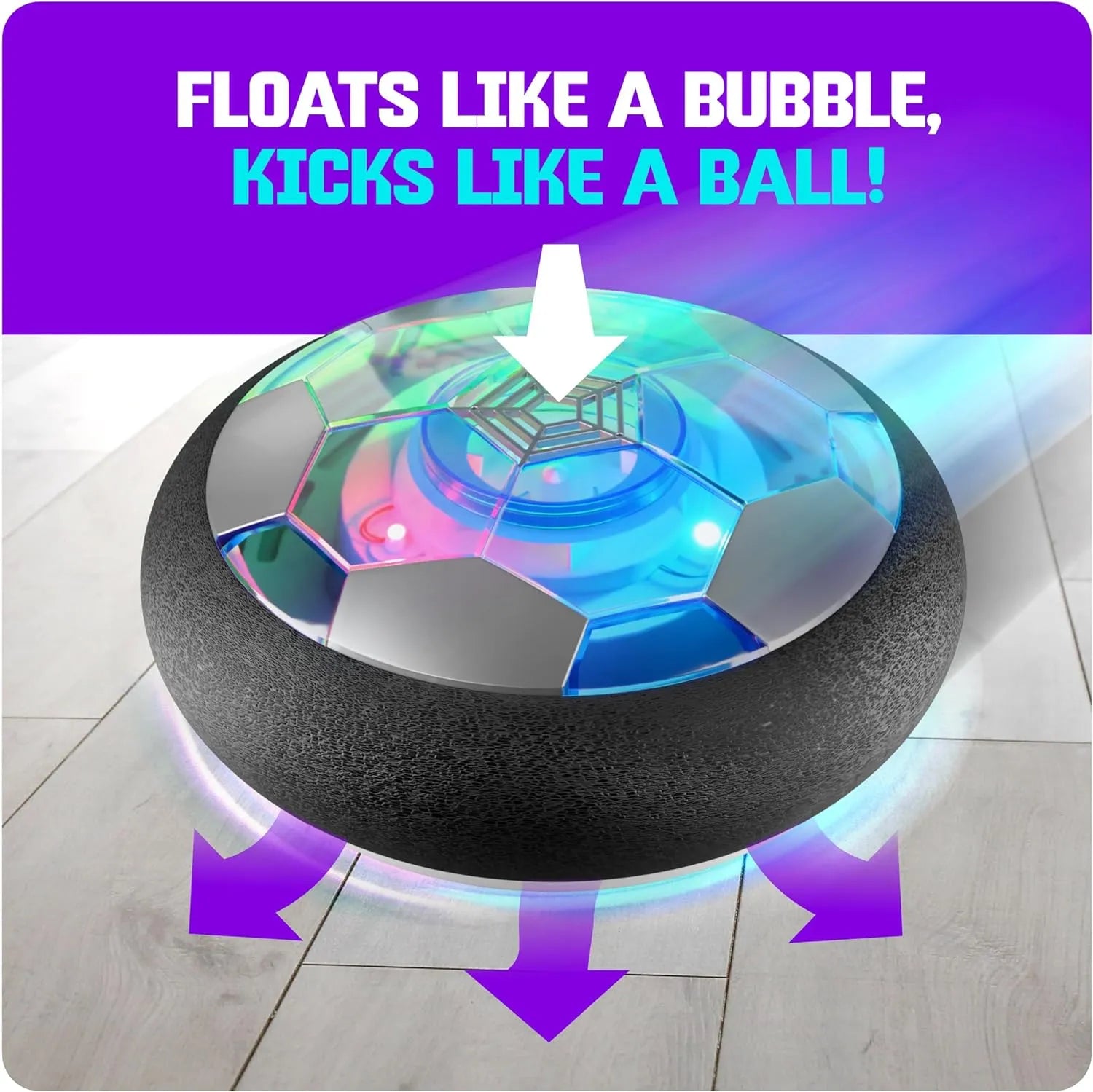 🟦 Blue Hover Soccer Ball