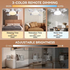 🚁 Drone-Shaped Ceiling Fan Light with Remote Control