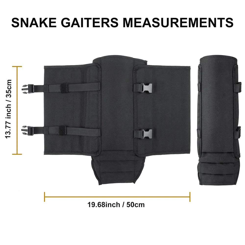 🐍 Hunting Snake Gaiters — Durable, Unisex Protection for Your Calves