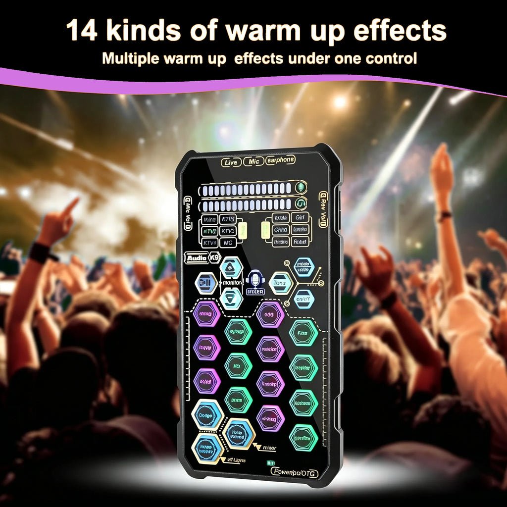 🎤Live Sound Card – Portable Voice Changer