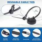 Magnetic Cable Zip Tie Mount Kit – Smart, Flexible Cable Management for Every Space