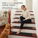 🏡 Printed, Self-Adhesive, Glue-Free, Non-Slip Stair Treads