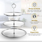🍰 Stainless Steel Dessert Tower Stand