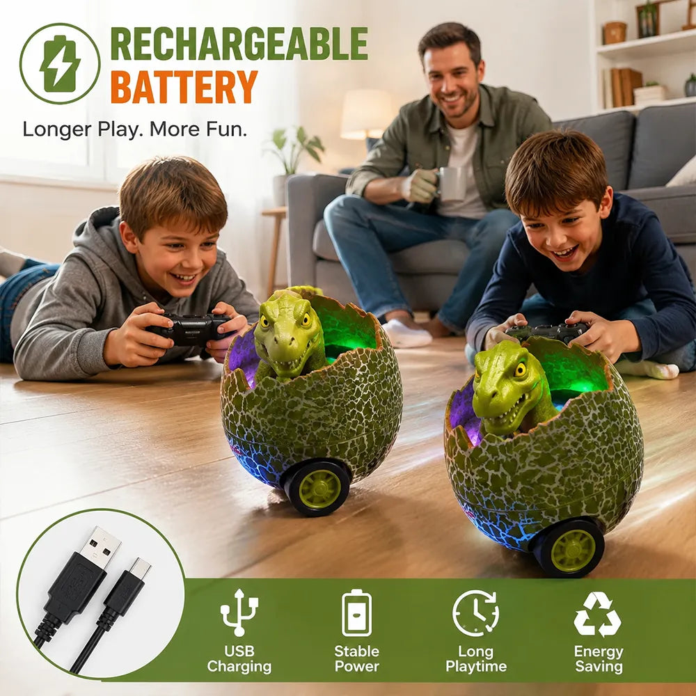 🦖 Giant Dinosaur Egg Remote Control Battle Car