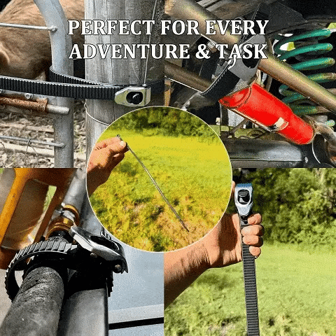 🔒 Ultimate Heavy-Duty Grip Lock Strap – Secure Anything, Anywhere, in Seconds!