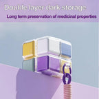 💊 Colorful Cube Pill Organizer