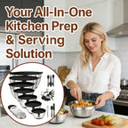 🥗 Gluten Grater with Lid and Salad Bowl Set