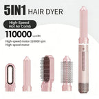 👩5-in-1 Hot-Air Hair Brush & Blowout Brush Hair Dryer