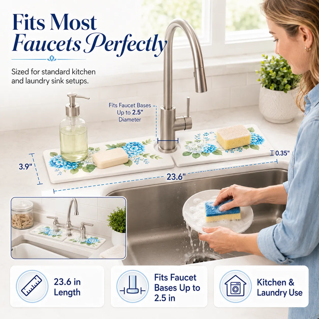Diatomite Kitchen Sink Mat