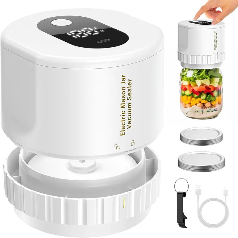 Rechargeable Electric Mason Jar Vacuum Sealer
