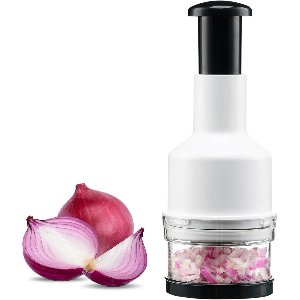 Press-Down Enclosed Food Chopper