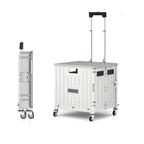🛒 Foldable Multi-Function Rolling Shopping Cart