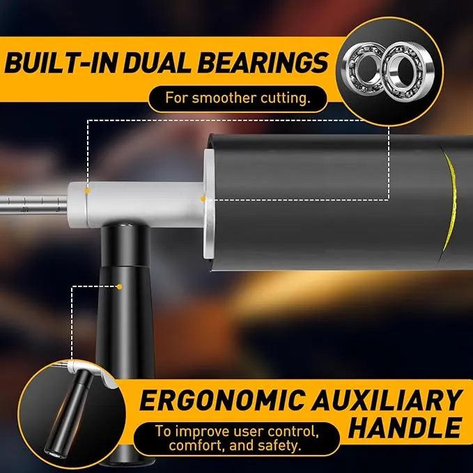 Inside PVC Pipe Cutter with Diamond Grit Cutting Wheel – Precision Cutting for Plumbing Projects
