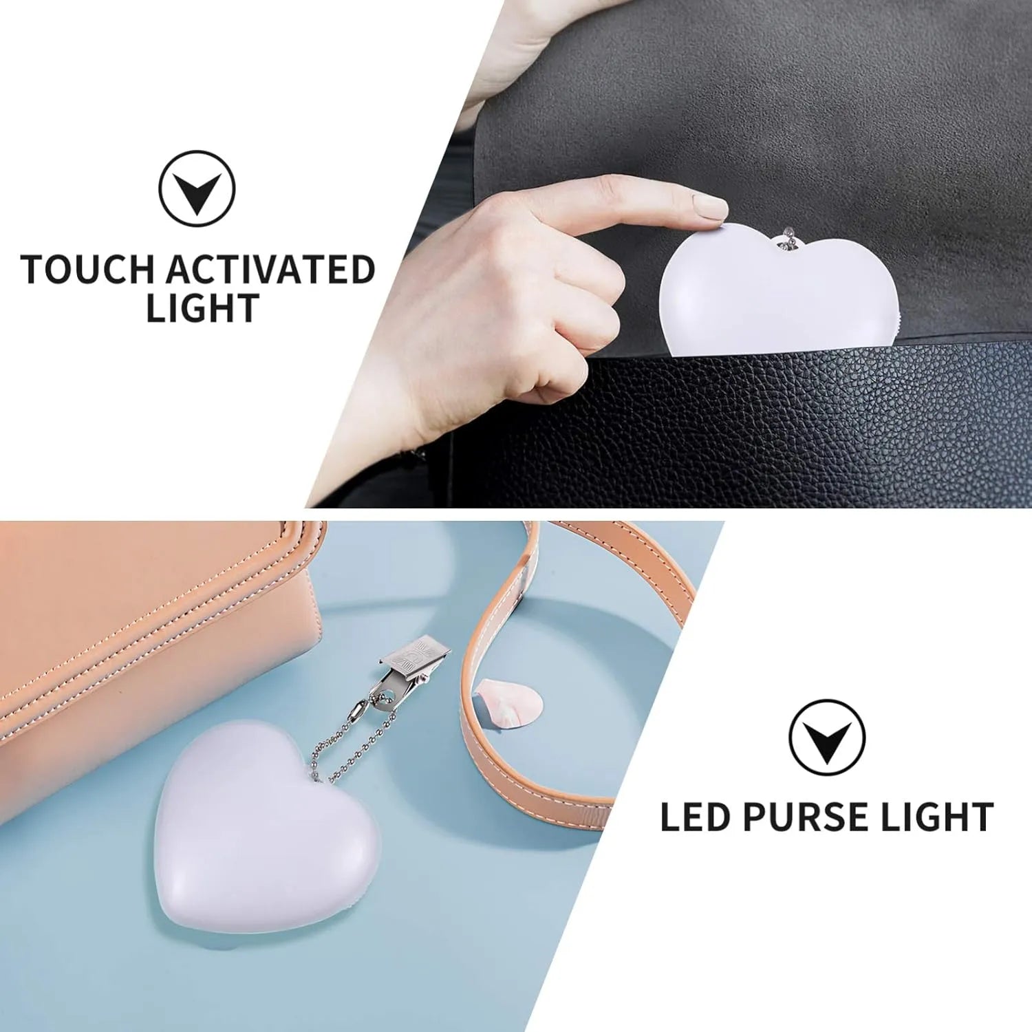 Induction touch activated light