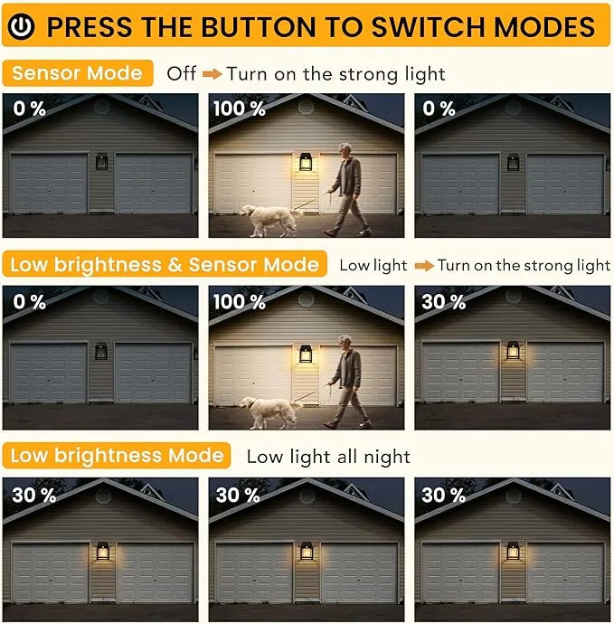 💡legant Solar Wall Lanterns
