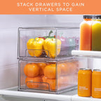 🧺 Medium / Large / Extra-Large Transparent Stackable Storage Drawers