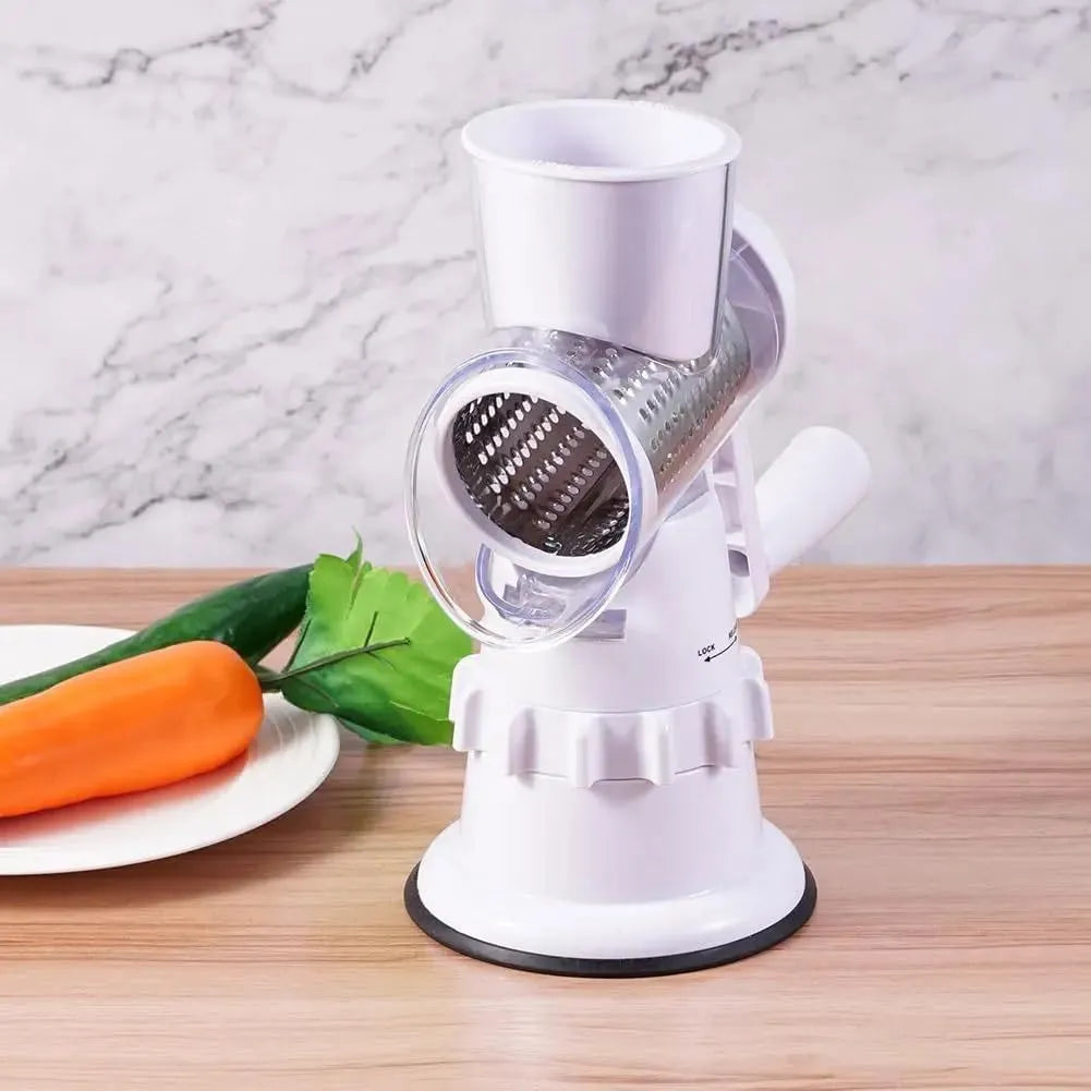 Hand Crank Rotary Mandoline Slicer