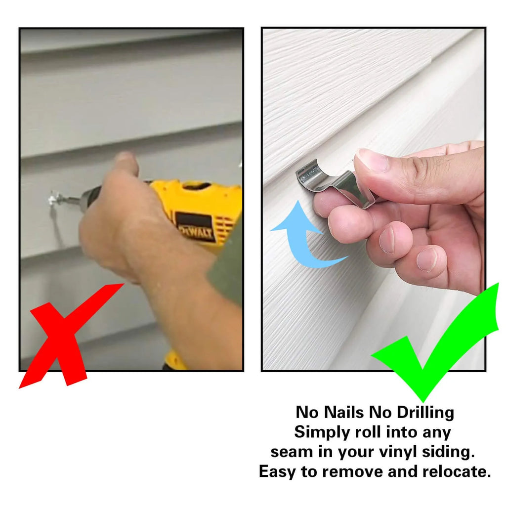 Nailless Siding Hanger,12 lbs (Max)