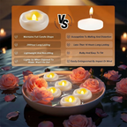 🕯️Water-Activated Flameless Floating LED Candles – Romantic Waterproof Glow for Any Occasion