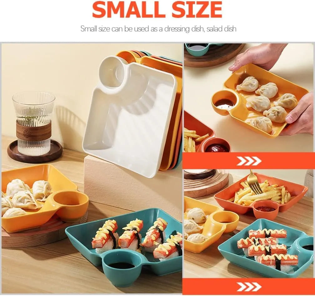 All-in-One Snack & Dip Plate