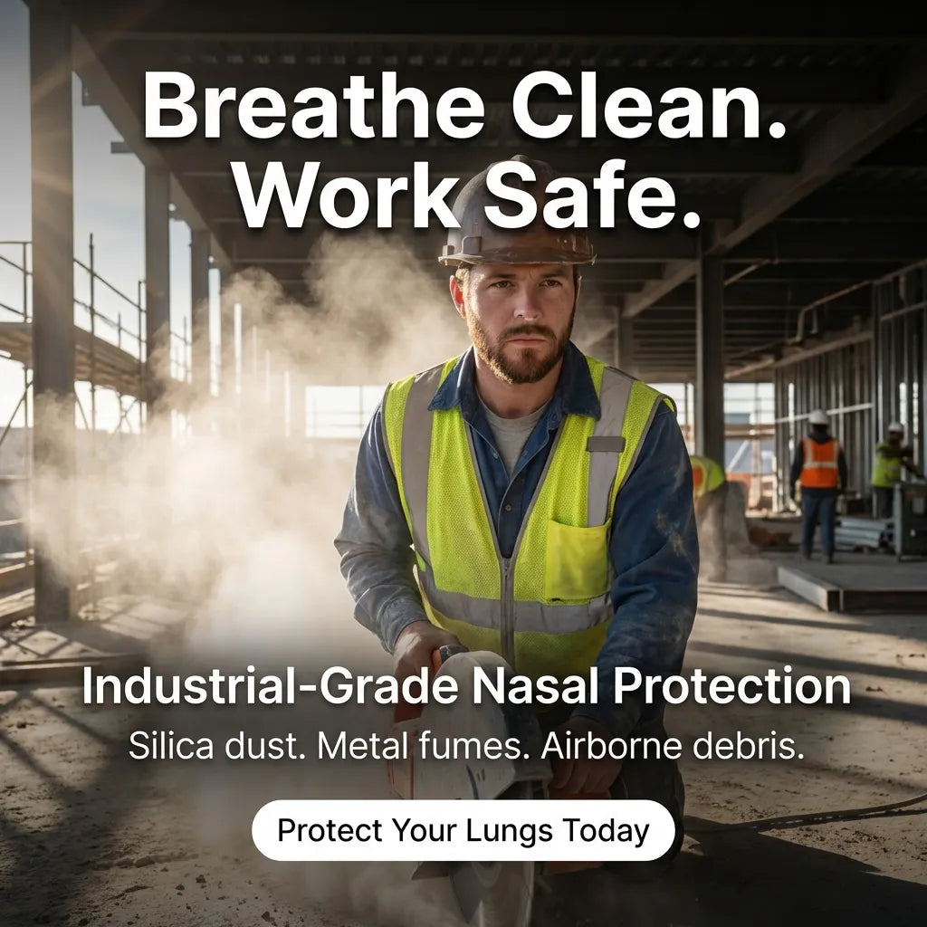 👃Anti-Dust Nasal Filter — Industrial-Grade Disposable Nasal Inserts