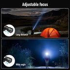 🔦 LED Headlamp – 90° Adjustable Super Bright Headlight