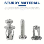 25-Piece Jack Nut Kit for Hollow Walls & Thin Metal