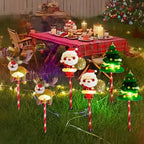 🎄 Solar Christmas Decorative Pathway Lights – 6 Pack 🎄
