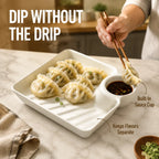 All-in-One Snack & Dip Plate