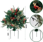 🎄 Pre-Lit Planter Bushes Christmas Holiday Decor