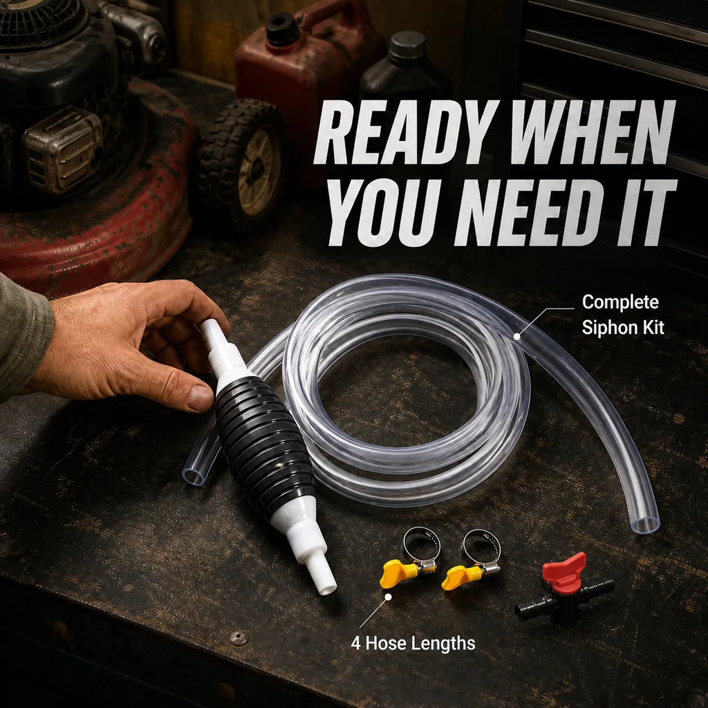 Quick-Prime Manual Siphon Transfer Pump Kit