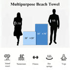 🌊 Quick-Drying Microfiber Beach Towel – Ultra-Light Sand-Free Travel Towel