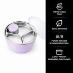 🥗 Stainless Steel Salad Bowl Set – Fresh Meals, Anytime Anywhere