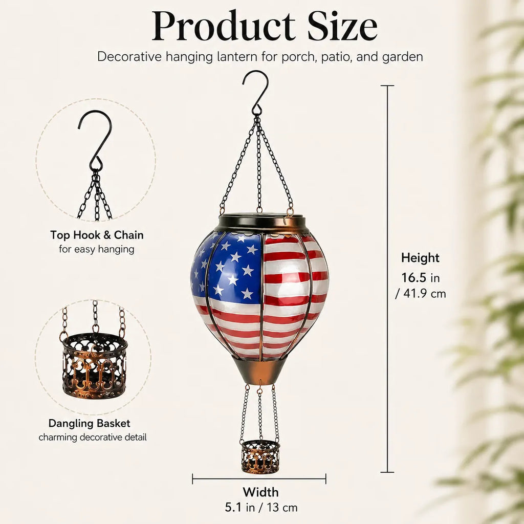 250th Anniversary Solar Hot Air Balloon Lantern