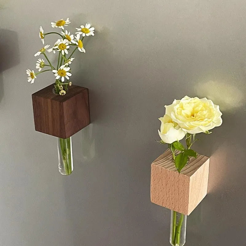 🌼 Magnetic Test Tube Vase – Transform Your Fridge into a Mini Garden