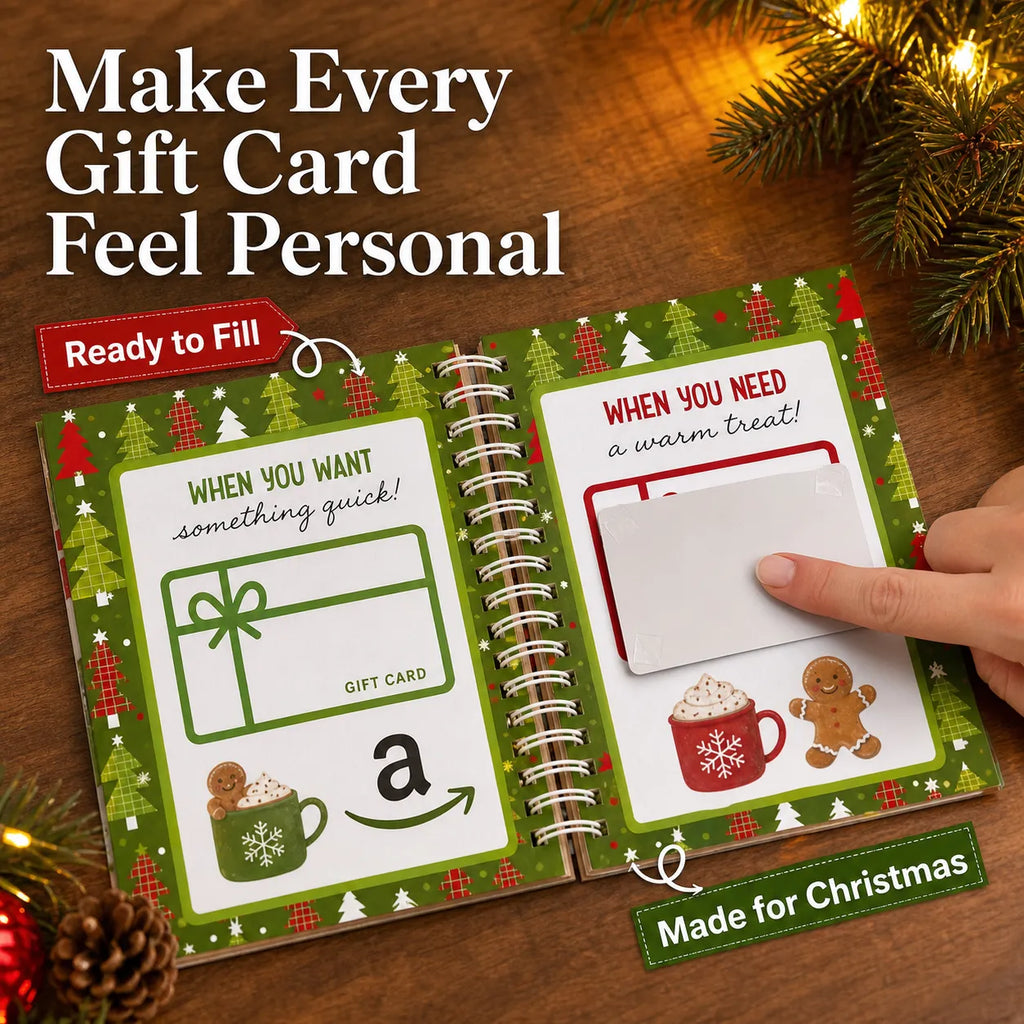 Merry Surprises Christmas Gift Card Book