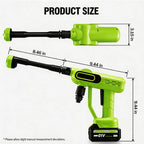 🚿Cordless High-Pressure Washer – Portable Battery-Powered Cleaner with 6-in-1 Nozzle