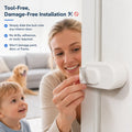 The Snap-On Door Lock Kids Can't Reach or Defeat – No Tools or Adhesives Required