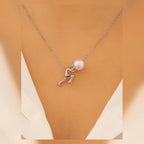 Keep Going Pearl Pendant Necklace