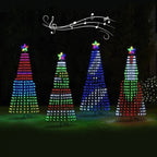 🎄 1.8m LED Light Show Conical Christmas Tree