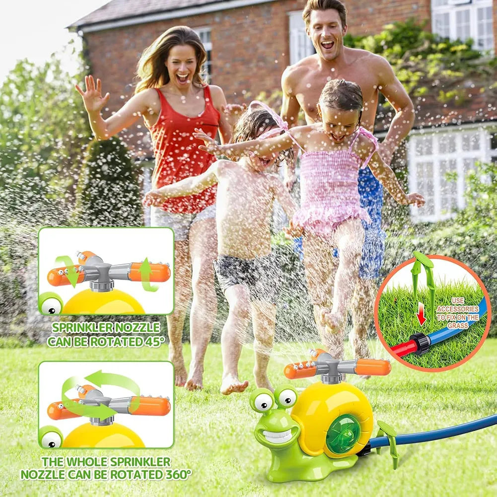 🐌 2-in-1 Snail Sprinkler Baseball Toy for Kids