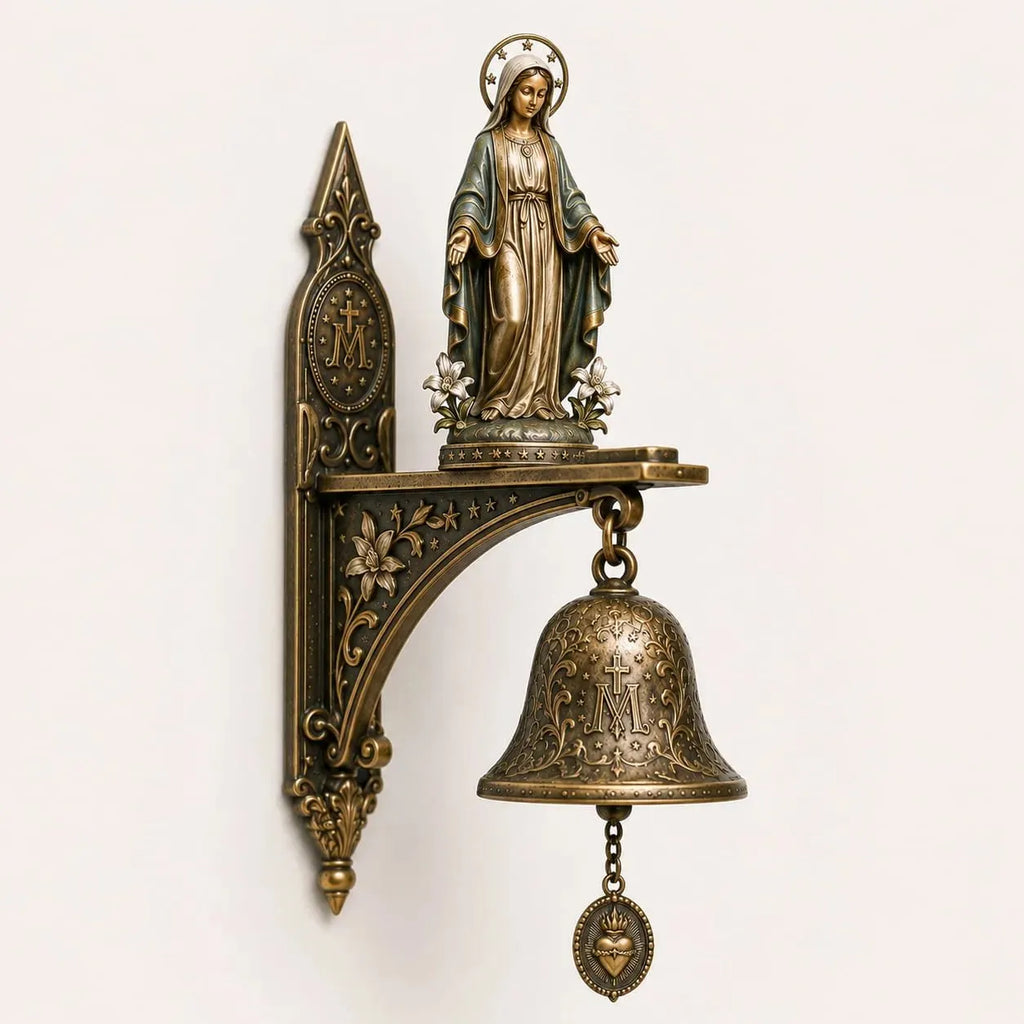 Our Lady of Grace Miraculous Medal Wall Bell