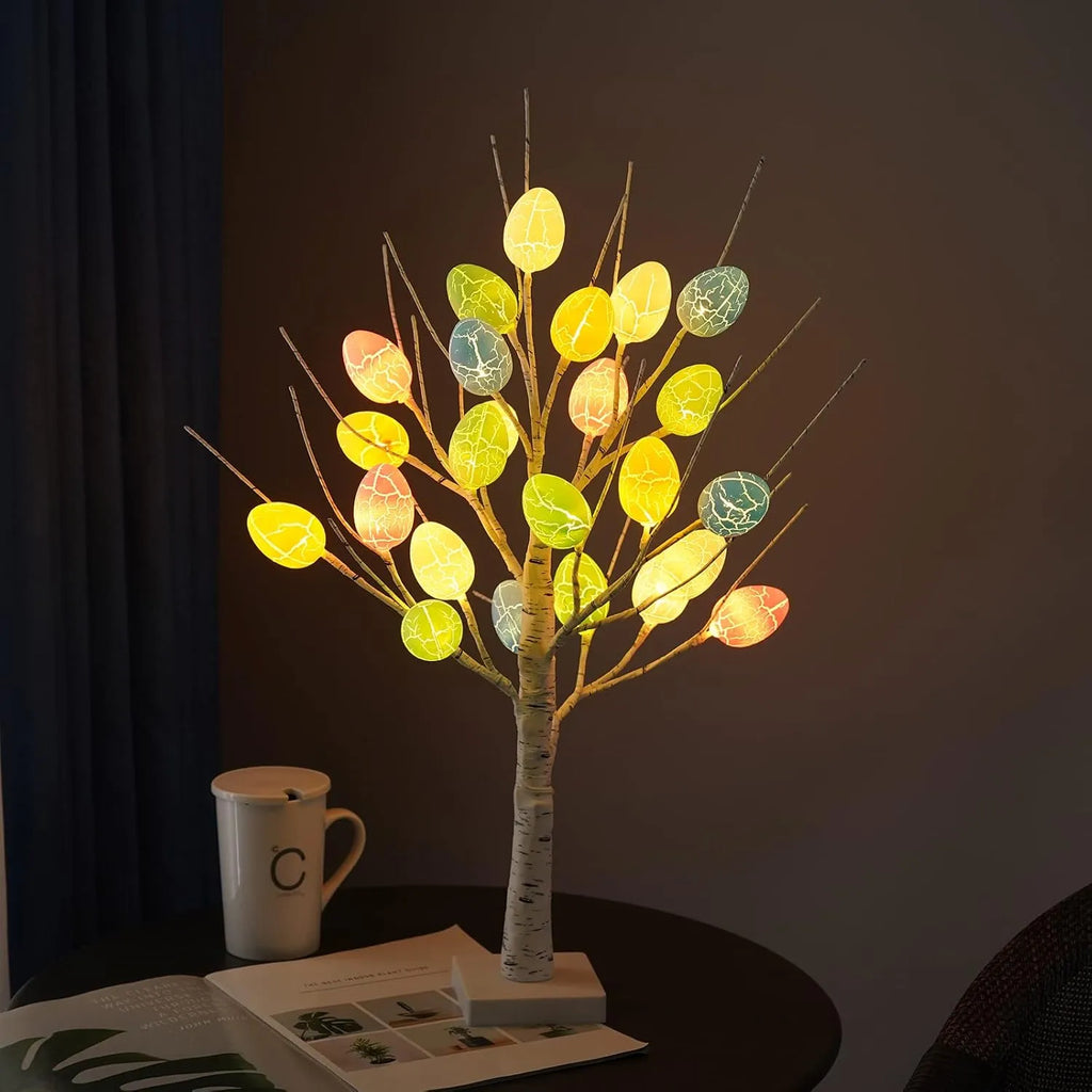🌸 Lighted Easter Egg Tree