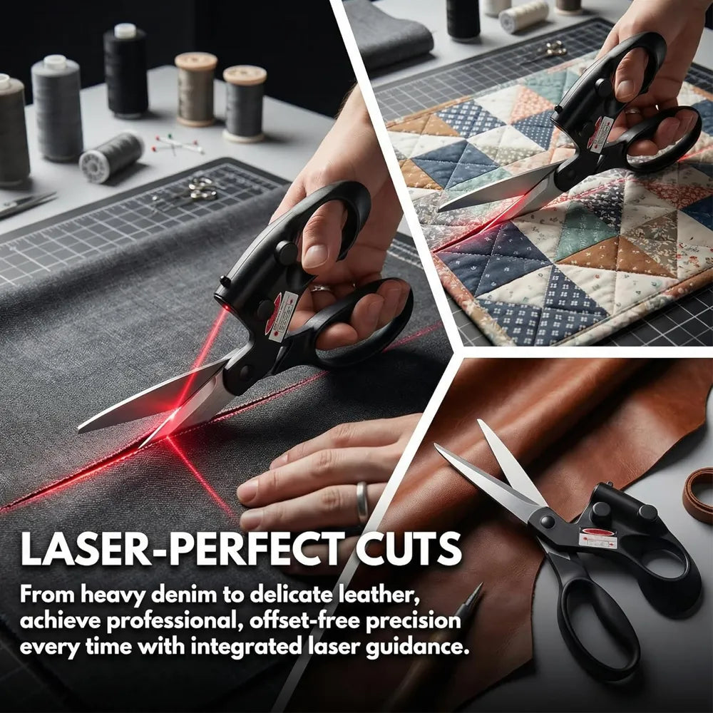 ✂️ Professional Laser Guided Sewing Scissors