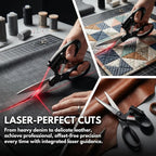 ✂️ Professional Laser Guided Sewing Scissors
